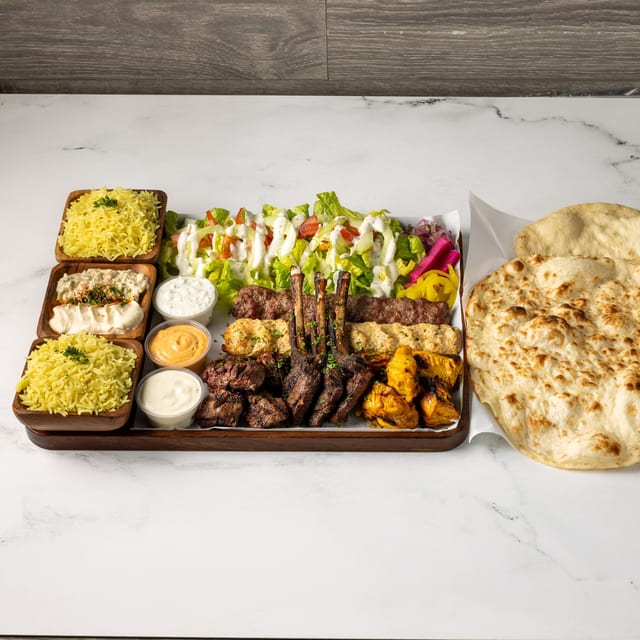 #34 Kurdish Mixed Grill Kabob.