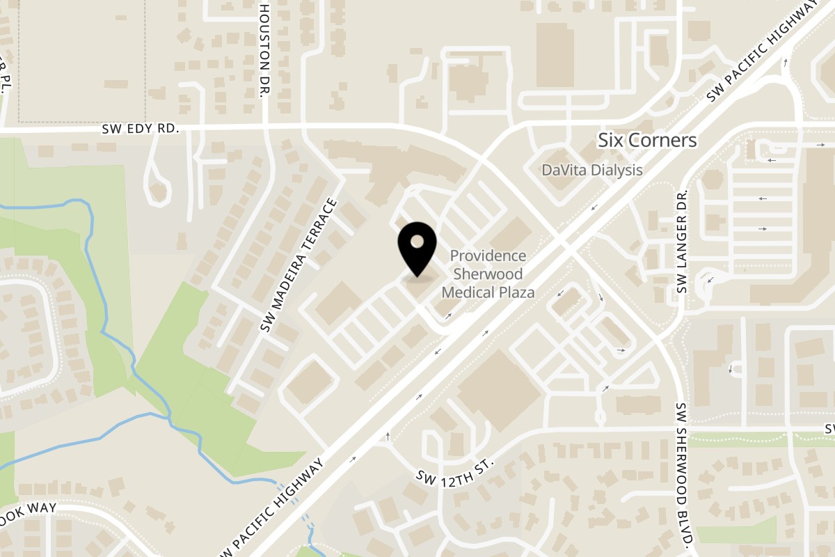 Map showing the location of Didi's Cafe & Restaurant on 16784 SW Edy Rd Unit 103 in Sherwood